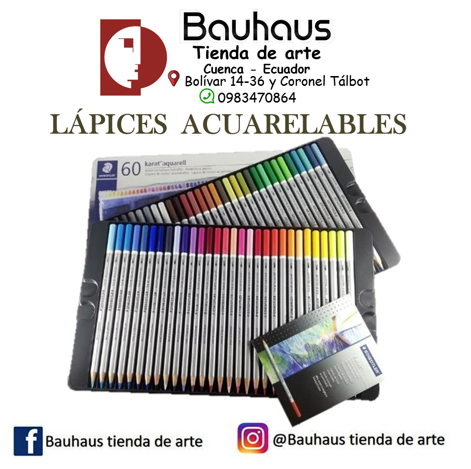 ▷Lapices acuarelables (STAEDTLER) En Cuenca- BAUHAUS Tienda de Arte  Cafetería Librería