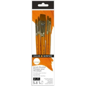 Pinceles Simply Acrylic Gold Taklon